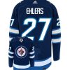 Nikolai Ehlers Winnipeg Jets Adidas Primegreen Authentic Home NHL Hockey Jersey - Back/Front View