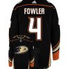 Cam Fowler Anaheim Ducks Adidas Primegreen Authentic Home NHL Hockey Jersey - Back/Front View