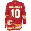 Jonathan Huberdeau Calgary Flames Adidas Primegreen Authentic NHL Hockey Jersey - Back/Front View