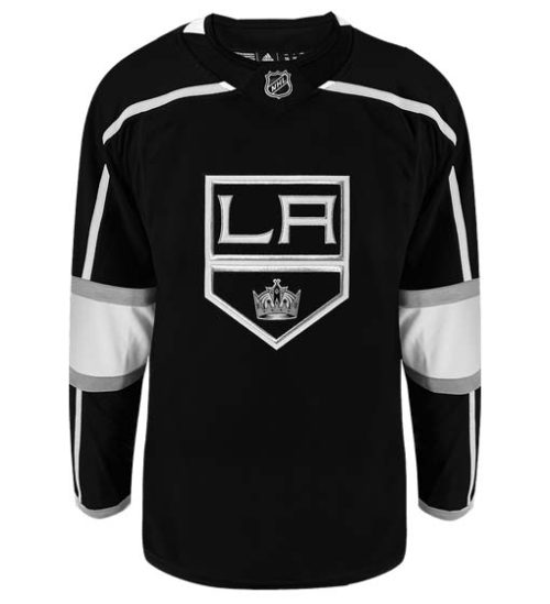 Los Angeles Kings Adidas Primegreen Authentic Home NHL Hockey Jersey - Front View