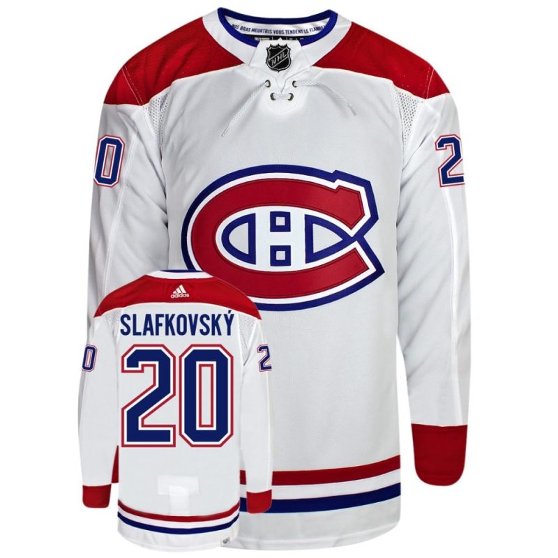 montreal canadiens slafkovsky n 20 away front