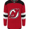 New Jersey Devils Adidas Primegreen Authentic Home NHL Hockey Jersey - Front View