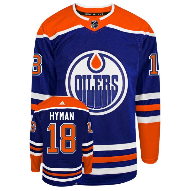 oilers home hyman back front