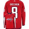 Alex Ovechkin Washington Capitals Adidas Primegreen Authentic NHL Hockey Jersey - Back/Front View