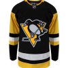 Pittsburgh Penguins Adidas Primegreen Authentic Home NHL Hockey Jersey - Front View