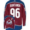 Mikko Rantanen Colorado Avalanche Adidas Primegreen Authentic Home NHL Hockey Jersey - Back/Front View