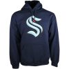 Seattle Kraken 47 Brand Imprint Hoodie - Front View