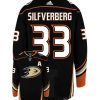 Jakob Silfverberg Anaheim Ducks Adidas Primegreen Authentic Home NHL Hockey Jersey - Back/Front View