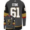 Mark Stone Vegas Golden Knights Adidas Primegreen Authentic Home NHL Hockey Jersey - Back/Front View